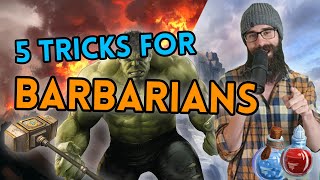 5 Tricks All Good Barbarians Know In DampD [upl. by Rodnas671]