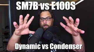 Shure SM7b vs CAD E100S  Dynamic vs Condenser [upl. by Barbaraanne873]