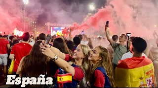 🇪🇸 BARCELONA CELEBRATION SPAIN EUROCOPA 2024 FULL TOUR [upl. by Iridis]