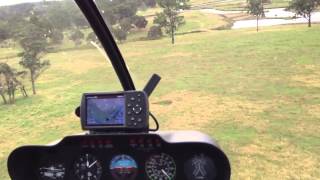 Low Flying R44 Cessnock Australia [upl. by Mata]