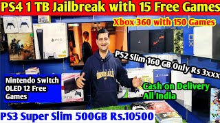 PS4 Jailbreak 15 Free Games I Second hand Playstation Market in India I Cheapest PS4 I PS3 I Xbox [upl. by Audrie]