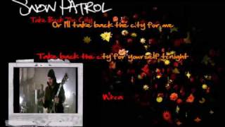 Take Back The City Snow Patrol Karaoke [upl. by Chastity]