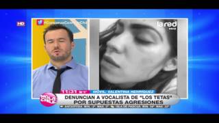 quotEstaba enamorada de élquot Joven denuncia presuntas agresiones del vocalista de quotLos Tetasquot [upl. by Noerb]