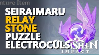 Seiraimaru Relay Stone Puzzle Electroculus Genshin Impact [upl. by Gwenneth]