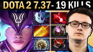 Luna Gameplay Miracle with Radiance and 19 Kills  Dota 737 [upl. by Fairlie]