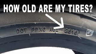 How old are my tires  How to check tire age [upl. by Aihsetel]