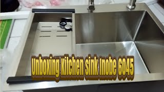 Unboxing Kitchen sink Inobe 6045  Warna silver [upl. by Helenka942]