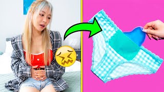 10 DIY Period Hacks ALL Girls NEED To Try [upl. by Vicki]