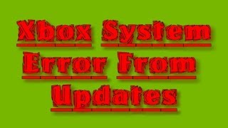 Xbox one System Status Update Failure Review [upl. by Richmound]