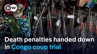 Briton and Americans among dozens given death sentence over DRC coup attempt  DW News [upl. by Rita]