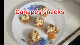 Canapés snacks  Quick snacks  Yummy Snacks [upl. by George875]