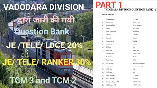 Question Bank Published by BRC Divprepration for JE tele Ldce 20℅and Ranker 30TCM2amp3howusetech [upl. by Quintina]