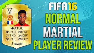 FIFA 16 Martial Review 77 Fifa 16 Ultimate Team Player Review [upl. by Roland]