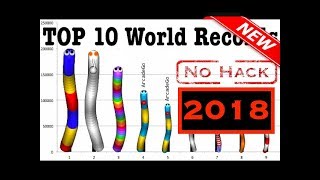 Slitherio  1  TOP 10 NEW World Records Ranking Hall Of Fame Compilation No MOD No Hack No zoom [upl. by Eidurt414]