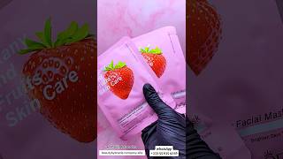 best face sheet mask ever🥰 smallbusiness facemasksheet lipglossbeauty makeup [upl. by Rosenfeld]