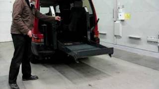 Ricon K1200 Wheelchair Lift in VW T4 [upl. by Grand]