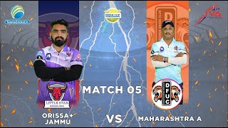 Maharashtra A Vs Orrisa Jammu  INDIA CUP 2024  KOLKATA [upl. by Story]