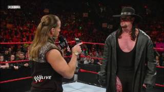 Undertaker and Shawn Michaels talk about their match at [upl. by Hjerpe921]