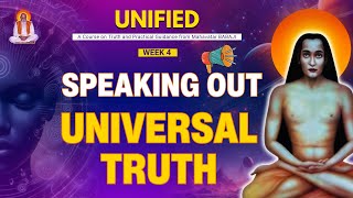 UNIFIED A course from Babaji  Week 4  Speaking Out Universal Truth  Day 27  PSSM USA [upl. by Farhi287]