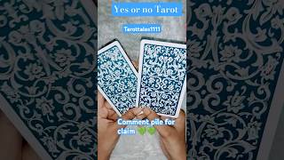 Thinks about something 🧐 Yes or no Tarot ✨ Tarot yesnopickacard viralshorts [upl. by Thomasine]