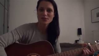 Audrey George Sous le vent Céline Dion Garou reprise Aud singin guitare solo [upl. by Duyne918]