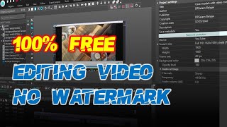 Cara Mudah Edit Video Tanpa Watermark  VSDC Free Video Editor Tutorial [upl. by Emoryt]