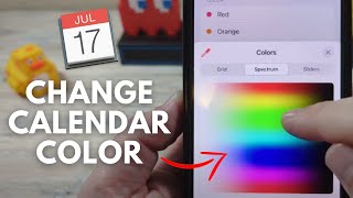 How to Change Calendar Color On iPhone [upl. by Lednyc]