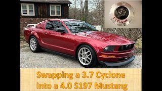 37 Cyclone Swap into 40 Mustang [upl. by Hollinger]