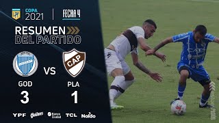 Copa De La Liga  Fecha 4  resumen de Godoy Cruz  Platense [upl. by Hogue750]