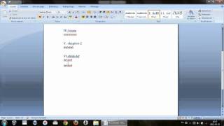 Faire un sommaire sous Microsoft Word Kabyle 22 [upl. by Ettenahc]