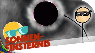 Wie entsteht eine Sonnenfinsternis [upl. by Tandi]