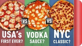 New York City’s Best Pizza Ft Bon Appétit  Sorted Food [upl. by Hastings729]