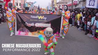 Takoradi Masquerade Festival 2022 Chinese Masqueraders Performance  Superb [upl. by Ebbarta44]