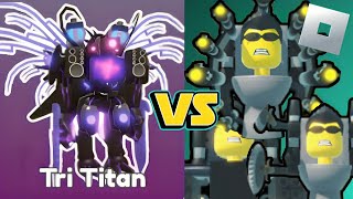 Roblox Bathroom AttackTriTitan vs GMan Clones Skibidi Toilet Wars [upl. by Trub530]