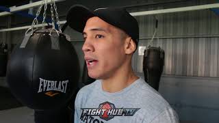 OSCAR VALDEZ ON FIGHTING SCOTT QUIGG quotI GUARANTEE IS GONNA BE FIREWORKSquot [upl. by Ruhtracam]