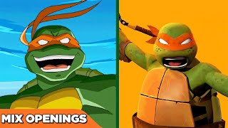 TORTUGAS NINJA  TODOS LOS OPENINGS  Cover Español Latino [upl. by Florry991]