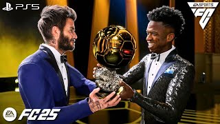 FC 25 Ballon dOr 2024 Ceremony  PS5TM 4K60 [upl. by Eleph599]