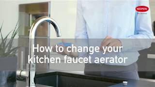 How to change your kitchen faucet aerator [upl. by Christensen]