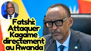 Tshisekedi Attaquer Kagame directement au Rwanda la seule solution contre lagression en RDC [upl. by Amalle]