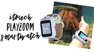 iTouch PlayZoom smartwatch Review and Unboxing Rainbow Holographic [upl. by Schultz12]