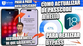 Restaurar o resetear un iPhone bloqueado Para Hacer Bypass o Desbloqueo con Ic Iremoval proLpro [upl. by Lyn]