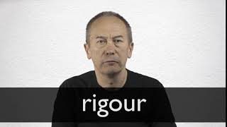 How to pronounce RIGOUR in British English [upl. by Loreen]