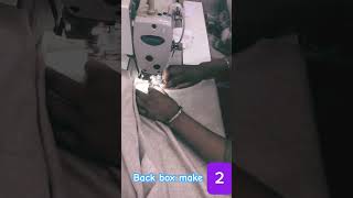 01 Operator Back Box make 4pcs in a minute garments machine sewing sewingclothes textile [upl. by Dani]