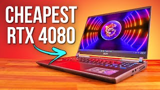 The Cheapest RTX 4080 Gaming Laptop MSI GP68 Review [upl. by Namien672]