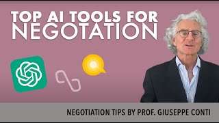 3 powerful AI tools for Negotiation  Prof Giuseppe Conti  CABL [upl. by Avah]