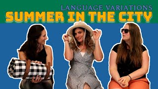 Language Variations  Summer in the City  English French Hungarian [upl. by Eahsat]