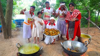 Village style fish curry and vegetables recipe cooking for village people  villfood Kitchen [upl. by Adnamas]