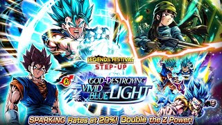 NEW TRANSFORMING LF VEGITO BLUE  Dragon Ball Legends [upl. by Walston]