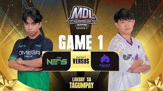 MDL PH S3 Playoffs Day 2 OMGN vs ECHO Game 1 [upl. by Irap437]