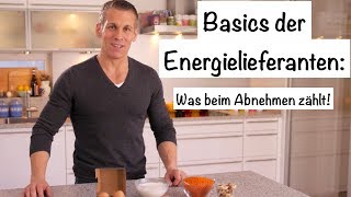 Basics der Energielieferanten Was beim Abnehmen zählt [upl. by Eixirt]